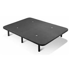 BASE TAPIZADA NOR 090X190 5 TRAVE. 3D GRIS 4 VALVU