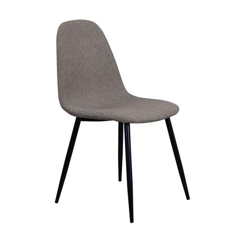 NAXOS SILLA P/MET. NEGRO T/NIDO 02 GRIS CLARO