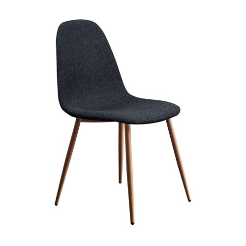 NAXOS SILLA P/MET. CAMBRIA T/NIDO 01 GRIS OSCURO