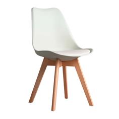 ADELAIDA SILLA P/MADERA HAYA C/BLANCO