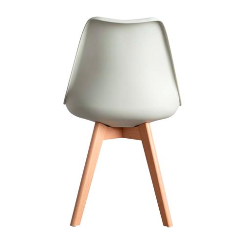 ADELAIDA SILLA P/MADERA HAYA C/BLANCO