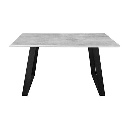 BOAVISTA MESA 140X90 P/MET. NEGRO T/ARTICO