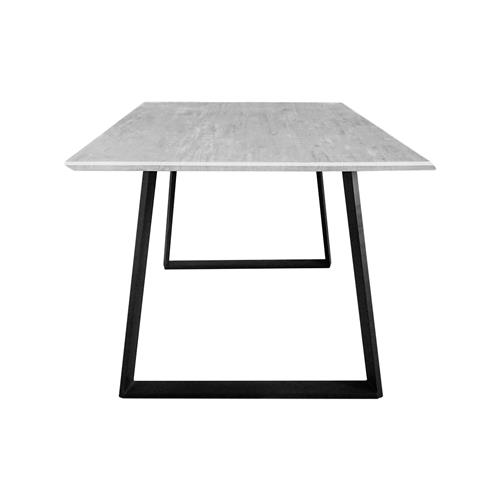 BOAVISTA MESA 140X90 P/MET. NEGRO T/ARTICO