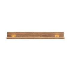 GERMAN ESTANTE 200CM C/NOGAL LEDS