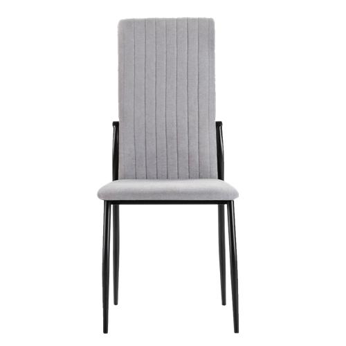 NUBA SILLA P/NEGRA TELA GRIS CLARO (XS2014-1)