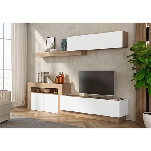 MODERN COMPOSICION 257CMS BAMBU C/BLANCO