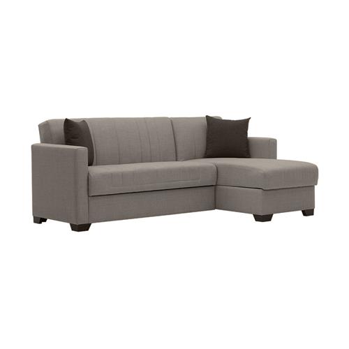 OASIS SOFA+CHAISE ANKA 04 MARRON (11-001)