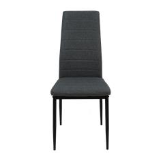 BENI SILLA COMEDOR TELA GRIS P/NEGRA >103 2