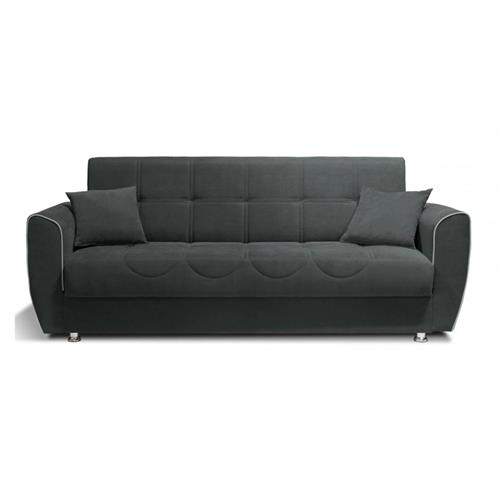 TURCO SOFA CAMA LIBRO BONAIRE C/6 GRIS