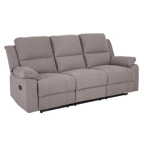 SARAH SOFA 3P. RELAX MANUAL TPDO.GRIS CLARO