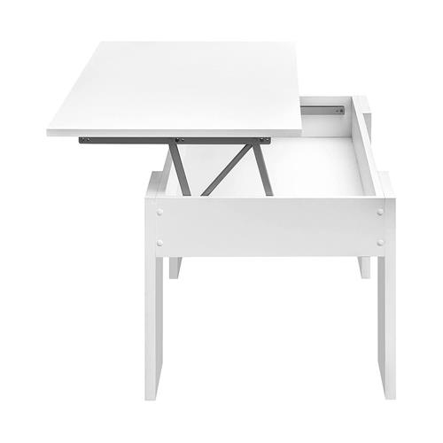 MC4 MESA CENTRO ELEVABLE BLANCO