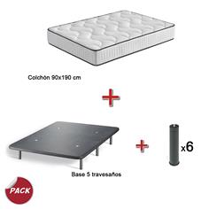 PACK02>GARA 090X190+BASE+6 PATAS >136