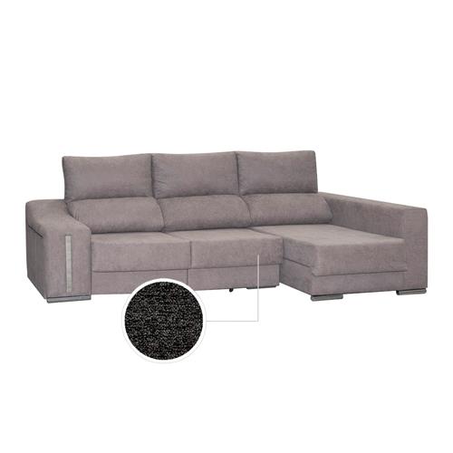 DALI 3P+CHAISE DER. VEGA C/01 GRIS OSC >09