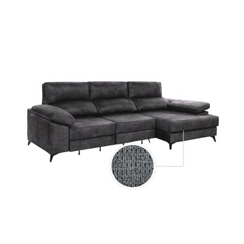 MILLER 3P+CHAISE DERECHO ESTRELLA 22 GRIS OSCURO