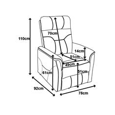 ARGOS SILLON POWER LIFT 1 MOTOR GRIS>11.3 2
