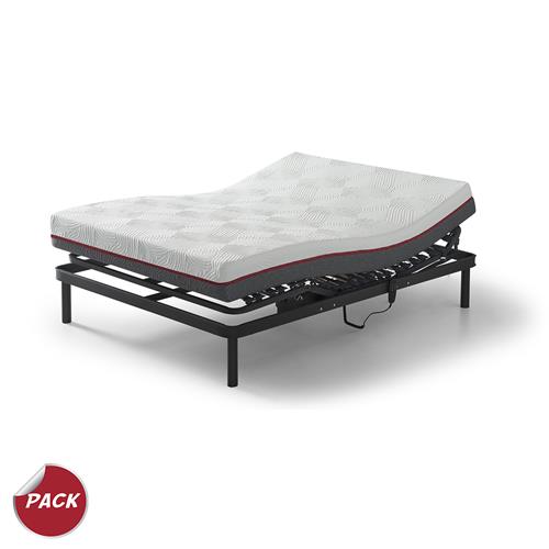 NIOBE PACK CAMA ARTICULADA+COLCHON 075X190