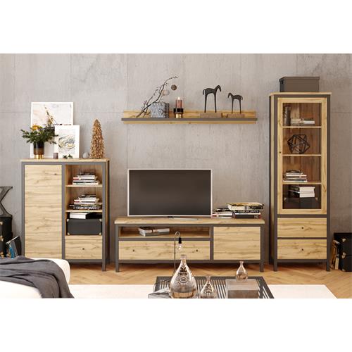 CHOS ESTANTE 150CM TACHO/NEGRO