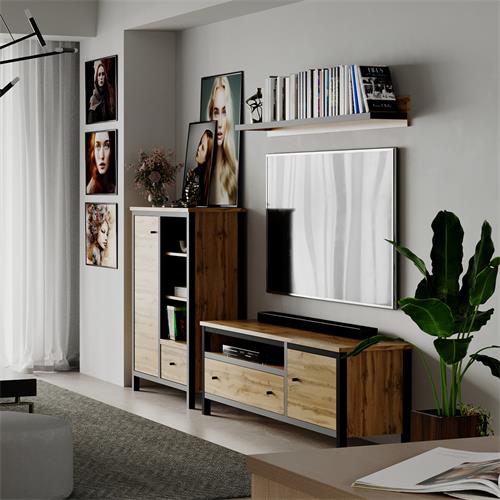 CHOS ESTANTE 150CM TACHO/NEGRO