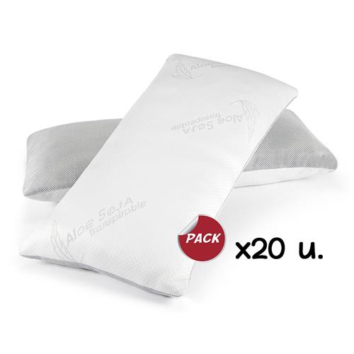 ALMOHADA 70 COPOS VISCOELASTICA - PACK 20 UNIDADES