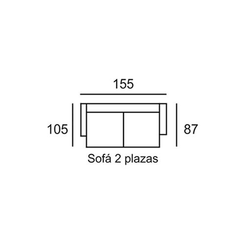 MARCONI SOFA 2 PLZ. DINO 7 VISON>08.2