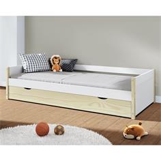 VALKA CAMA NIDO 90X190 BLANCO/CERA BLANCA S/SM 2