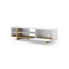 CEQUOIA MUEBLE TV 1P4H BLANCO/ROBLE 2