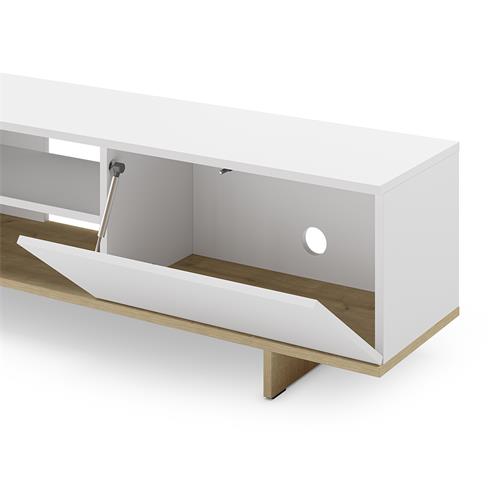 CEQUOIA MUEBLE TV 1P4H BLANCO/ROBLE
