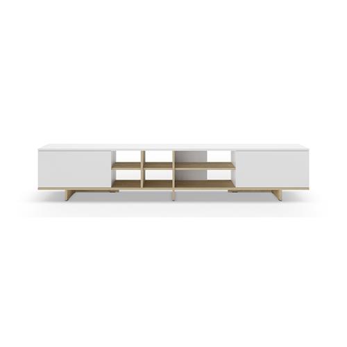 CEQUOIA MUEBLE TV 2P 230cm BLANCO/ROBLE