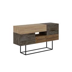 TITAN APARADOR 2P2C1H MARRON OSCURO/ROBLE/NOGAL
