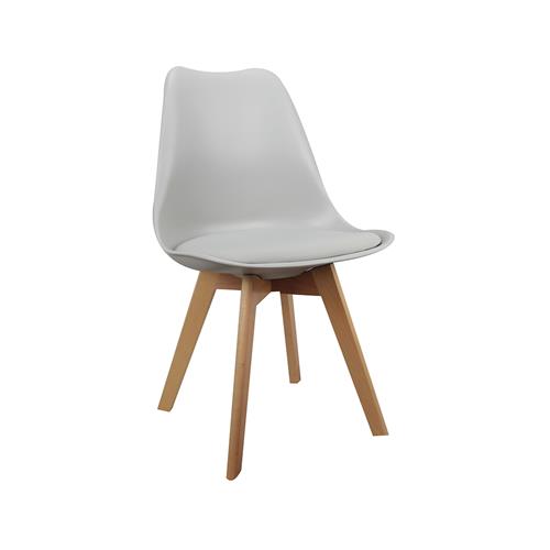 SCARLET SILLA BLANCA W02 P/MADERA