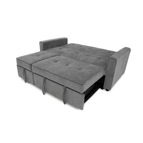 VICTORIA SOFA CAMA (HD6086) TELA FL08-24 GRIS