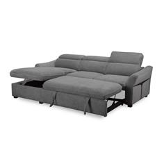 THALIA 2P+CHAISE IZQ CAMA OTE GARDEN 457 ANTRACITA 2
