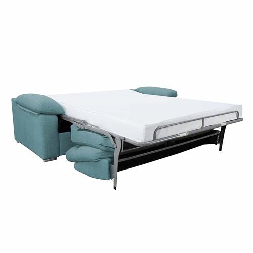 ORINOCO SOFA CAMA ITALIANO TELA BJORN 80 AZUL CLAR