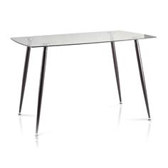 SWEEDEN MESA 120x80 TAPA CRISTAL P/NEGRA 2