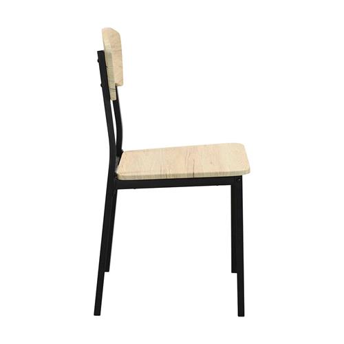 SK1401 CONJ. MESA+ 4 SILLAS ESTR. NEGRO A/CAMBRIA
