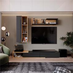 NORMANDIA COMPOSICION SALON C/TAHO ANTRACITA