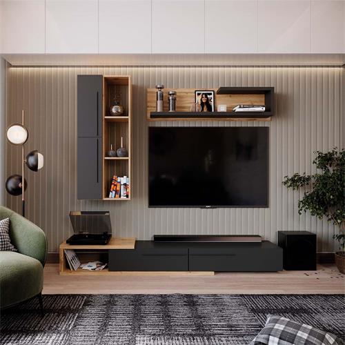 NORMANDIA COMPOSICION SALON C/TAHO ANTRACITA
