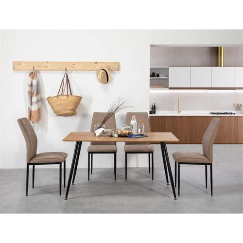 TEBAS SILLA BEIGE 4U/CAJA