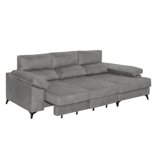 MILLER 3P+CHAISE DER. PALERMO 15 GRIS CLARO