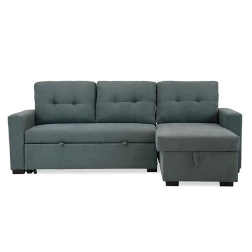 CLONY 2P+CHAISE C/CAMA REV. TELA 103-32 GRIS
