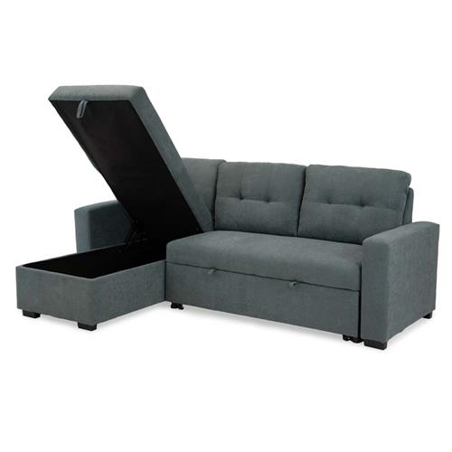 CLONY 2P+CHAISE C/CAMA REV. TELA 103-32 GRIS