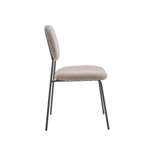 SKULUM SILLA UF885-04 BEIGE TOSTADO PATA NEGRA