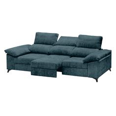 ORFEO SOFA 4PLZ LINEAS NASERA 18 AZUL 2