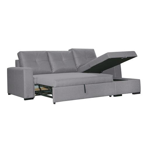 CANARIAS CHAISE+CAMA TPDO.CHARLOT 25 GRIS CLARO